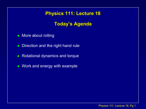 Physics 106P: Lecture 22 Notes