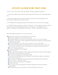 study guide for test one