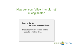 Summarize the Plot of a Poem