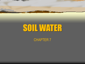 soil water - Mineral Area College