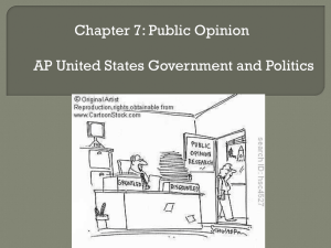Chapter 7: Public Opinion