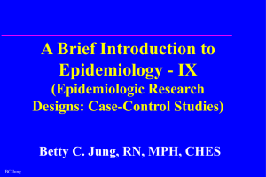 A Brief Introduction to Epidemiology