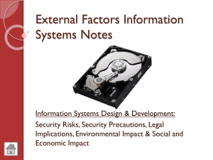 H External Factors Notes