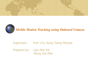 Mobile Motion Tracking using Onboard Camera