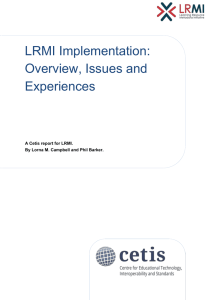 LRMI Implementation - Cetis publications