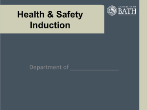 Induction training template