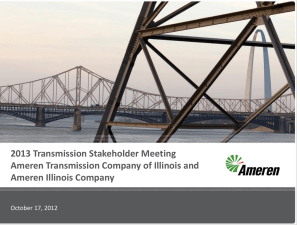 AIC and ATXI 2013 Projected Rate Meeting Presentation