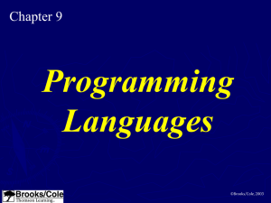 Programming Languages