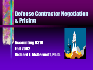 Contractor Negotiation & Pricing