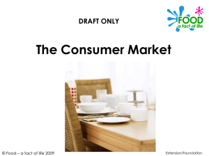 PowerPoint - The consumer market