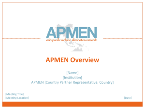 APMEN Fellowship Program