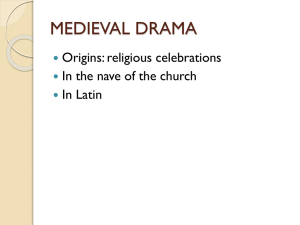 medieval drama