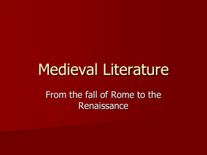 Medieval Literature2011