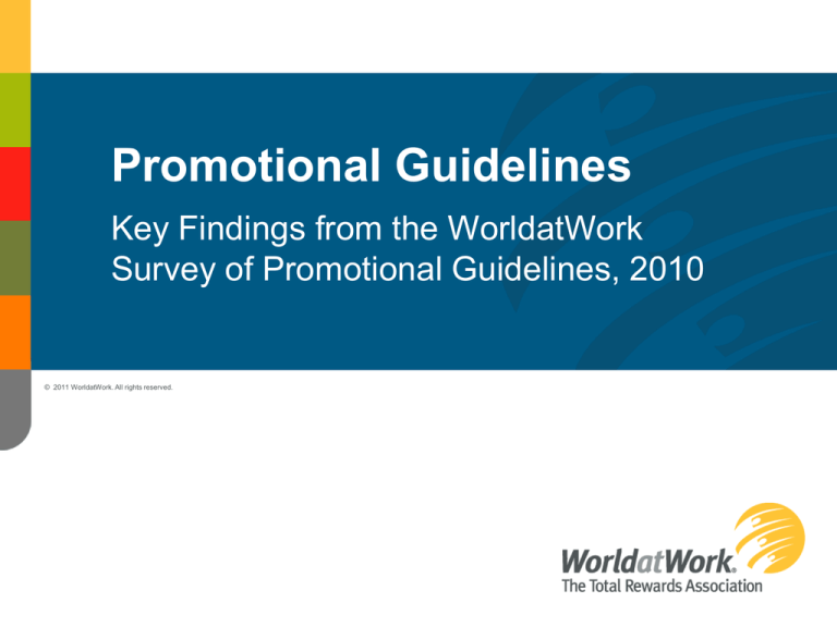 Promotional Guidelines Columbus Compensation Association