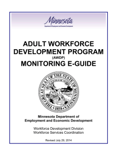 E-Guide Information - Department of Employment and Economic