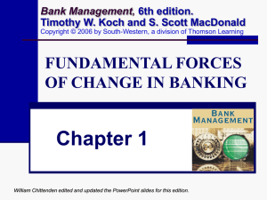 fundamental forces of change in bankin