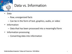 Understanding Computers, Chapter 1