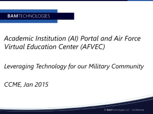 (AI) Portal and Air Force Virtual Education Center