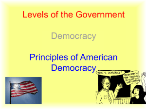 CIVICS / Levels of Government Powerpoint
