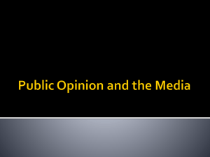Public Opinion and the Media - chiles-ap