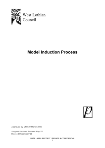 Model Induction Process