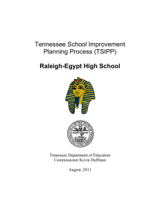 Tennessee School Improvement Plan