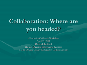 CollaborationPresentation - North Orange County Community
