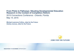 From Pilots to Pathways - The Florida College System