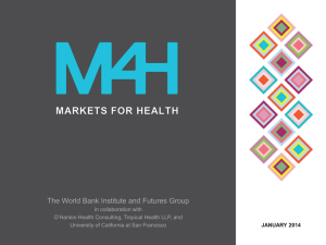 markets for health - Health Systems Hub