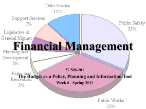 Class 6 - Financial Management - Budget-57-508-201