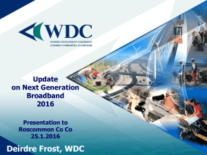 WDC Powerpoint Template - Western Development Commission