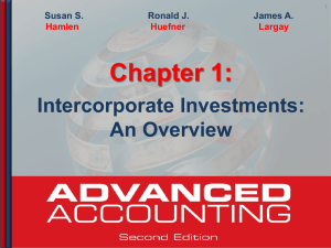 Advanced Accounting, Chapter 1