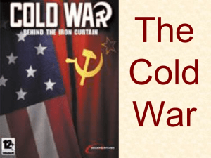 Cold WAR Student PP
