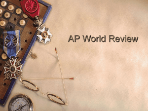 AP World Review - Fulton County Schools