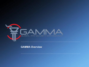 GAMMA Overview - GAMMA Project
