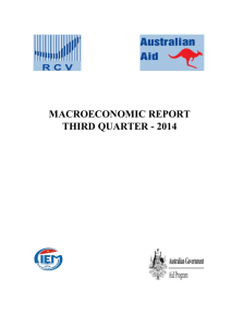 i. economic context in q3, 2014 - Restruring for a more Competitive