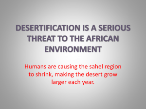Desertification prevention