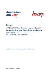 Day 3: HAARP 2013-2015 - Department of Foreign Affairs and Trade