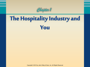 introduction to the hospitality industry