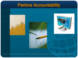 Perkins Accountability - Michigan Community College NETwork