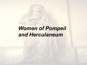 Women of Pompeii ppt