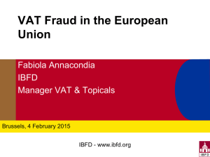 VAT Fraud in the European Union