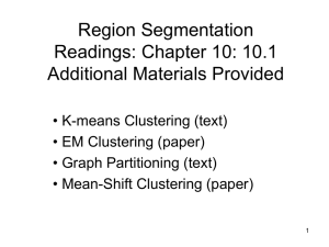Region Segmentation