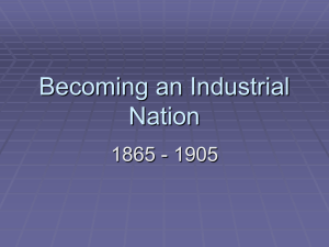Becoming an Industrial Nation