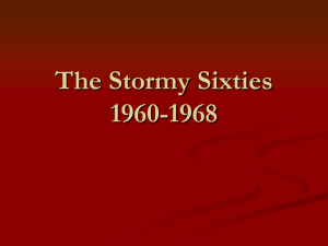 The Stormy Sixties 1961-1968 - Somerset Independent Schools