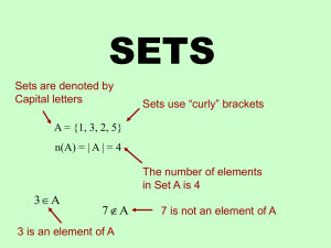 Sets - MathXTC