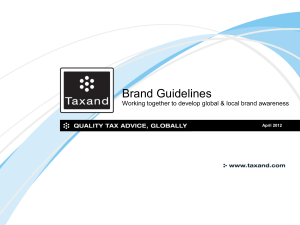 Access all Taxand Brand Guidelines