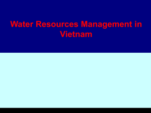 water resources management in Vietnam