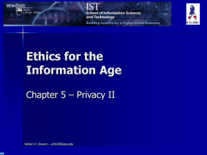 Ethics for the Information Age - Chapter 5