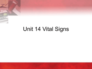 Unit 14 Vital Signs - Delmar